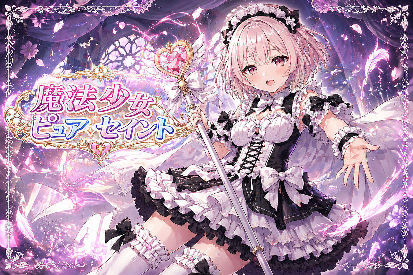 魔法少女ピュアセイントVS触手怪人|uniAI サンプル画像 4