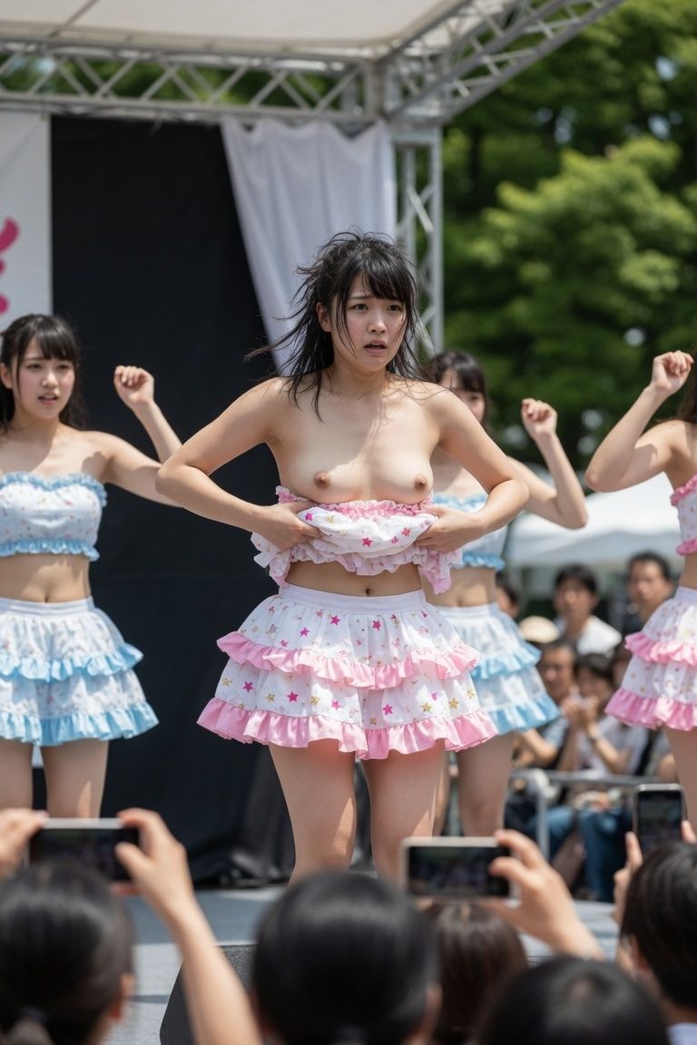 ダンス中におっぱいポロリ ハプニング画像集｜nana studio サンプル画像 3