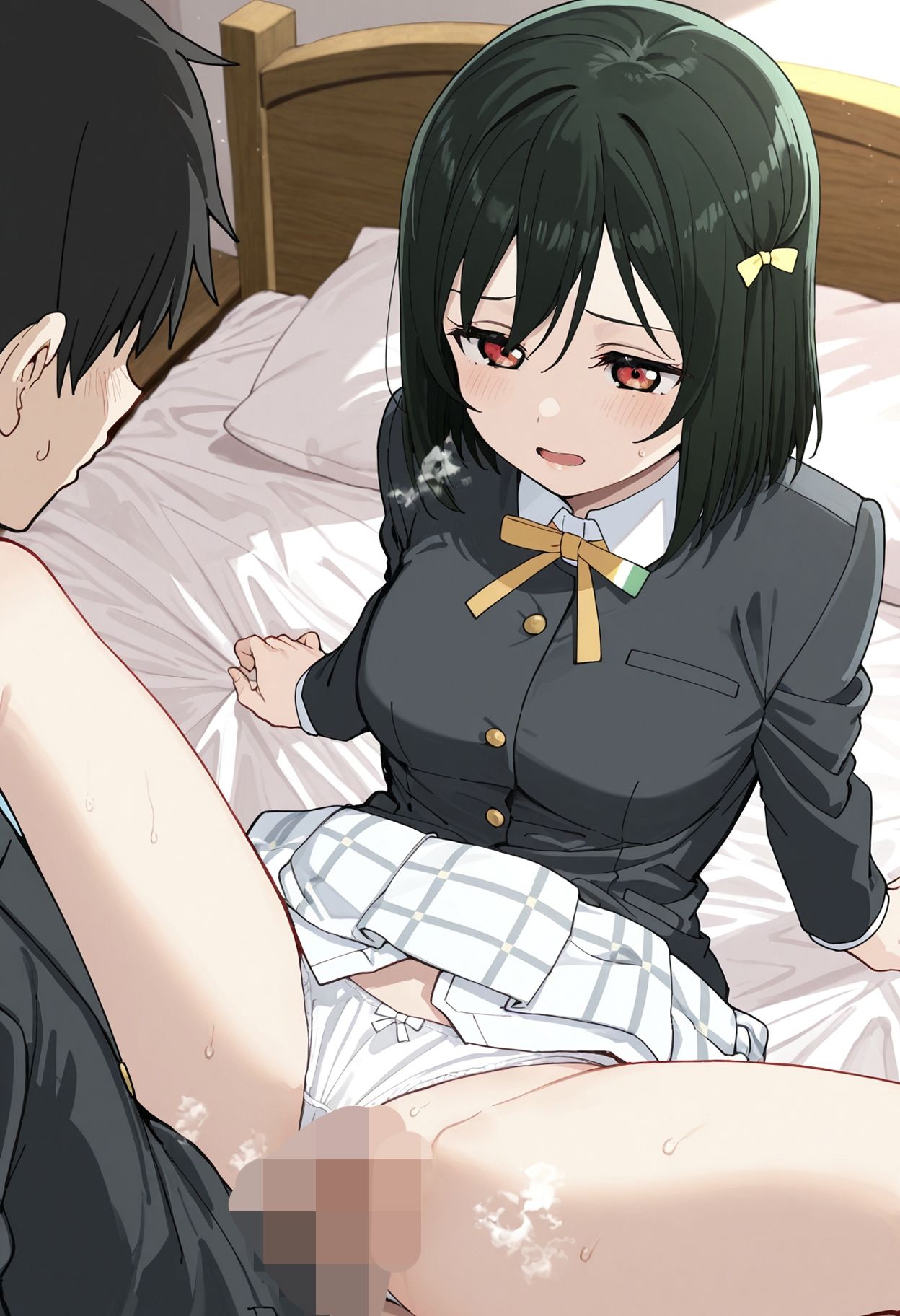 ラブライ◯! 三◯栞子 エロCG集|かみのみゃ サンプル画像 4