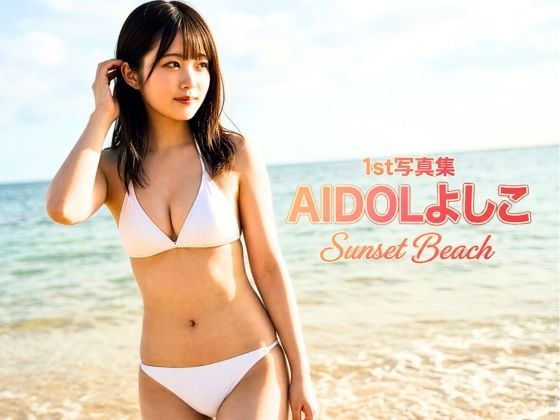 AIDOLよしこ 1st写真集「Sunset Beach」｜AIDOLよしこ