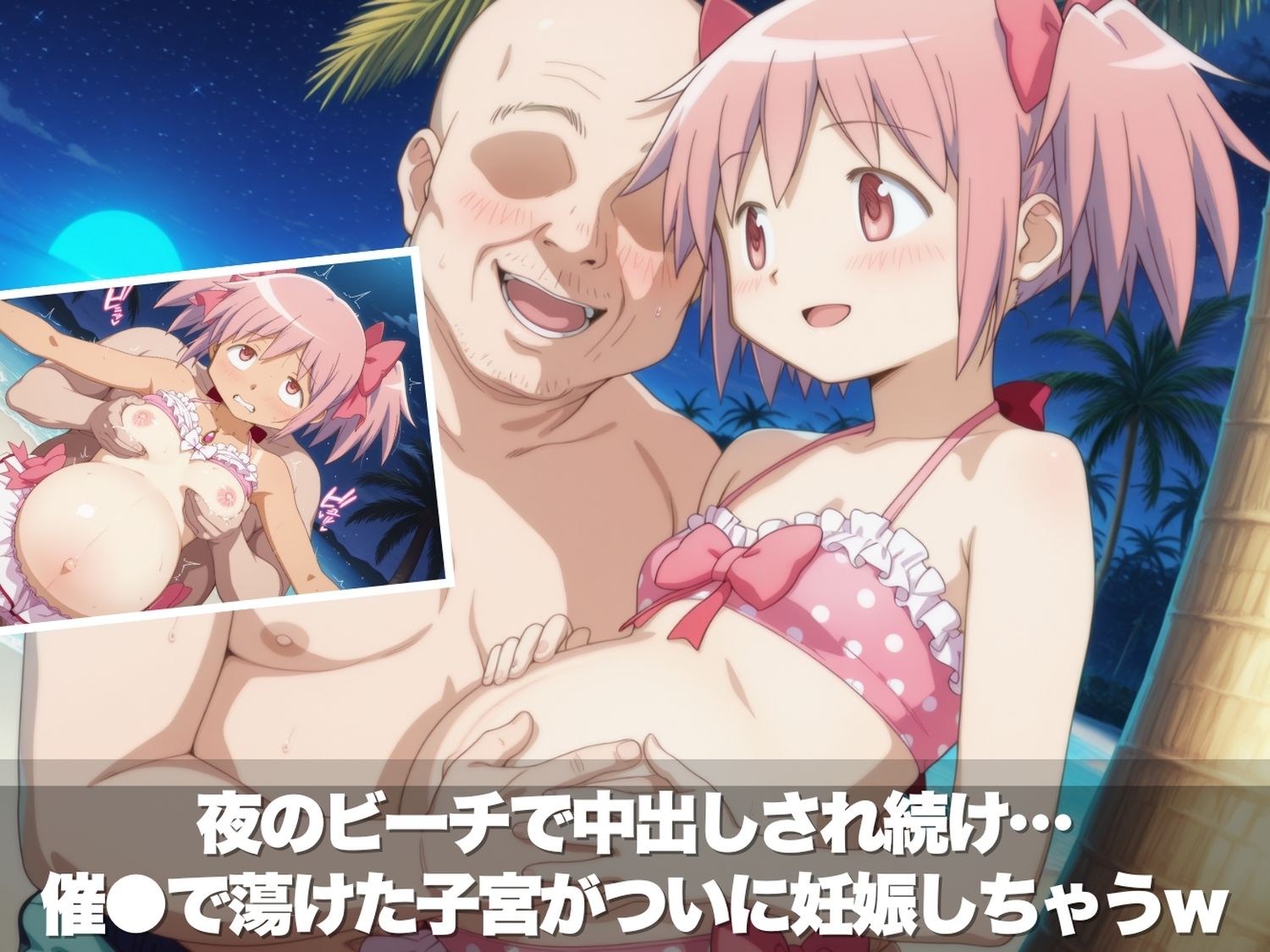 真夏の淫夢ビーチ  魔●少女ま●か★マ●カ編｜ほほえみ喫茶 サンプル画像 10