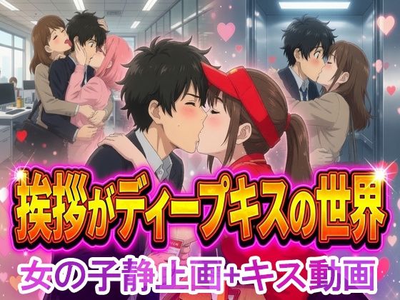 挨拶がディープキスの世界【女の子静止画＋キス動画】｜LunaStudio