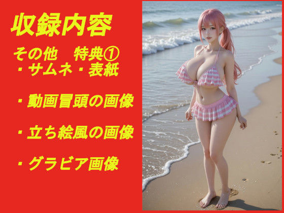 煩悩の引き出し AI動画集REAL5 ―爆乳水着―｜煩悩の引き出し サンプル画像 6
