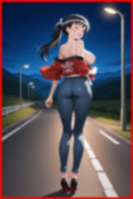 ★SEX有★【裸ジーンズ女子14】裸ジーンズ女子と夏祭り｜Jらぶ サンプル画像 8
