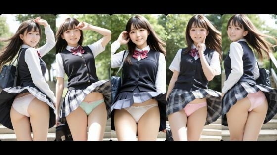 制服パンチラ part-3【風】｜hiro-pin
