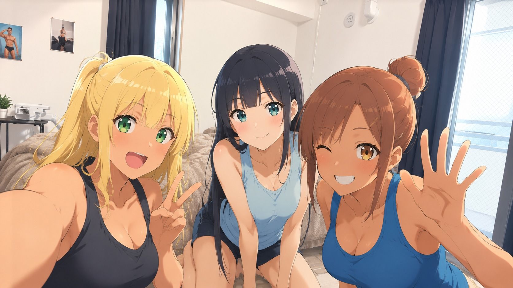 アニメ壁紙｜踊る珈琲 サンプル画像 2