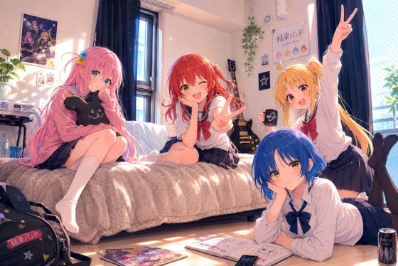 アニメ壁紙｜踊る珈琲