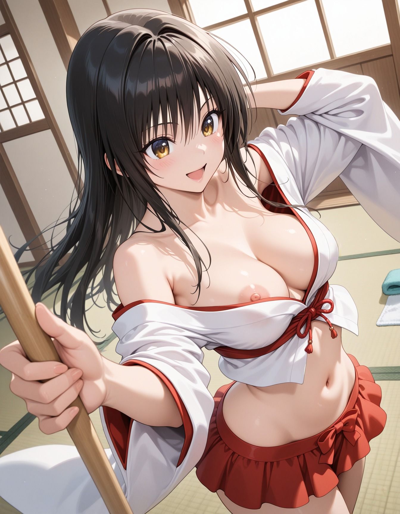 キモ爺に犯●れた巫女少女|ぽりっしゅ本舗 サンプル画像 2
