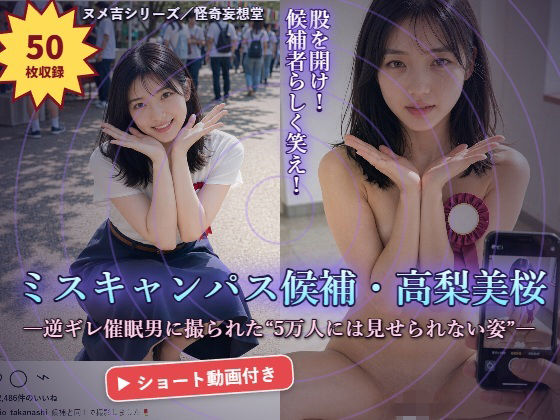 ミスキャンパス候補・高梨美桜 〜逆ギレ催●男に撮られた「5万人には見せられない姿」〜｜怪奇妄想堂