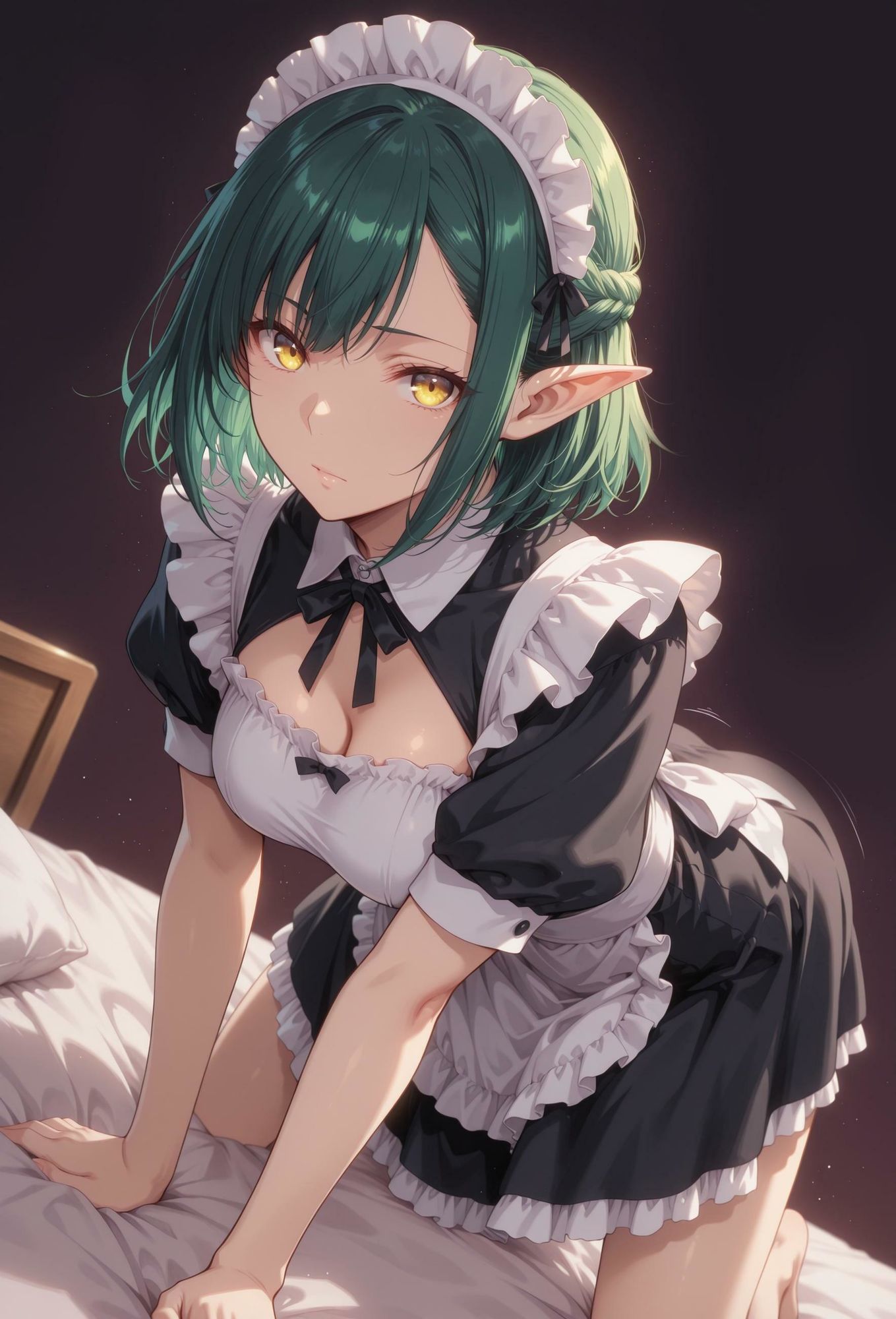エルフのメイドさんの誘惑9｜えるふーさん サンプル画像 7