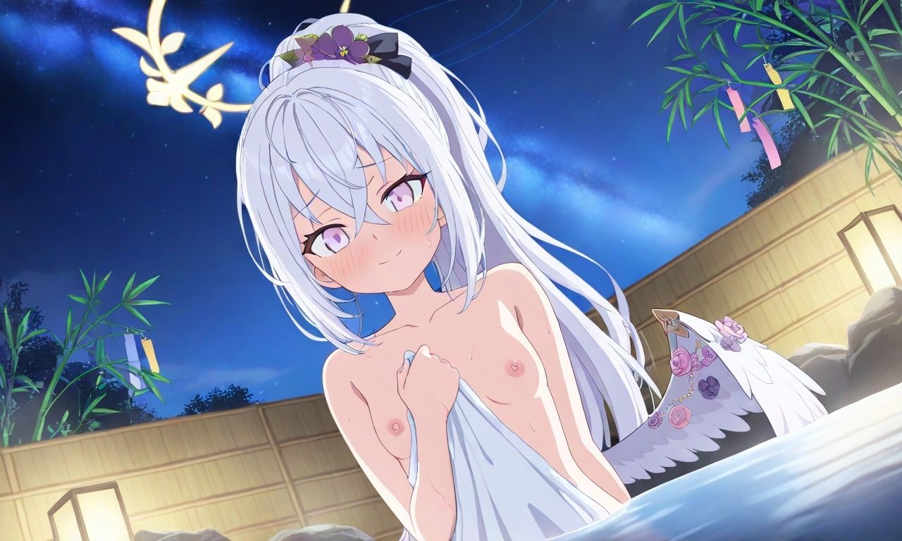 七夕は温泉日和！〜先生、一緒に入りませんか？〜｜yamino games サンプル画像 6