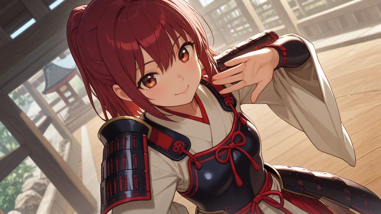 ［一般］ 戦巫女の女の娘｜妖精のキャンパス サンプル画像 3