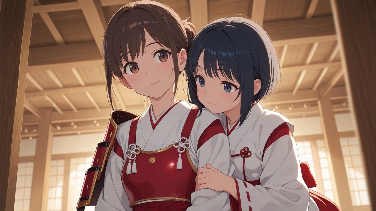 ［一般］ 戦巫女の女の娘｜妖精のキャンパス サンプル画像 4