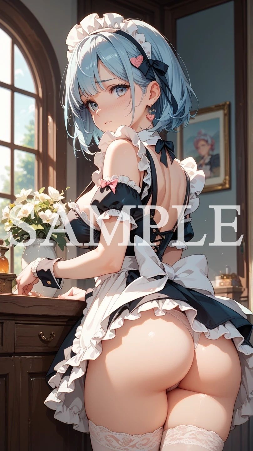 【豪華500枚セット】Luxury Maid|Elegant AI Girls サンプル画像 2