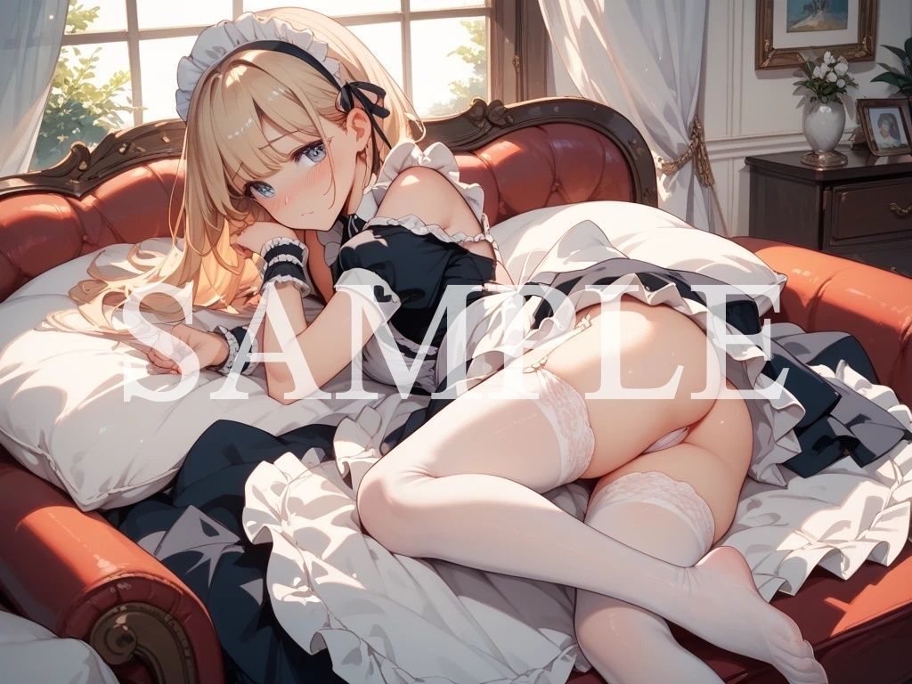 【豪華500枚セット】Luxury Maid|Elegant AI Girls サンプル画像 5