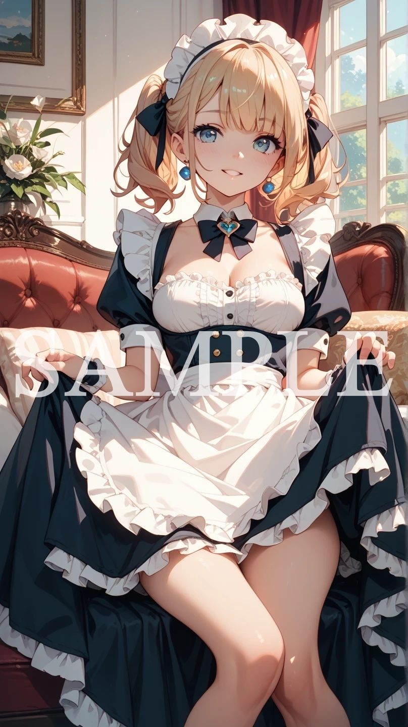 【豪華500枚セット】Luxury Maid|Elegant AI Girls サンプル画像 9