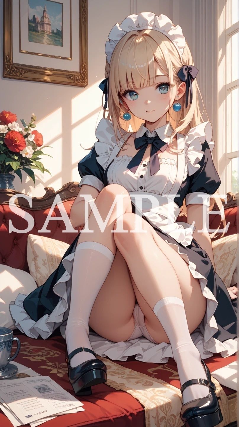 【豪華500枚セット】Luxury Maid|Elegant AI Girls サンプル画像 10