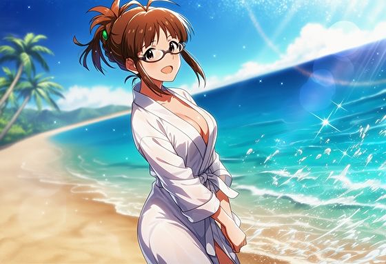 プライベートビーチ 秋○律子｜偶像館