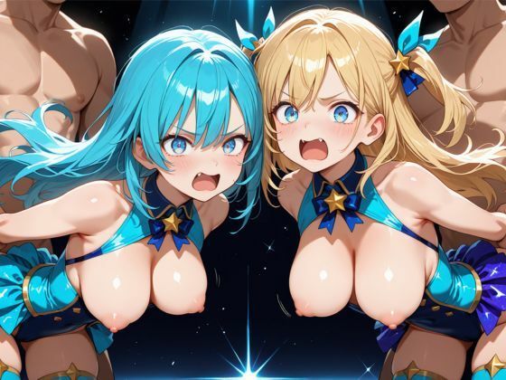 【500枚/超高画質2K/大容量】ステージの上で犯●れるアイドルたち。〜スポットライトを浴びながら乱入男にバックから突かれる狂宴〜 華やかな衣装を剥ぎ取られ、大衆の前でイカされ続けるトップアイドル。ツインテール・金髪・ピンク髪の美少女たちが貫かれるバック＆乱交シチュエーション。露出度の高いライブ衣装、溢れる爆乳、男たちの筋肉美と汗の質感まで2048pxで鮮明に描写。歓声と悲鳴が混ざり合うライブステージで肉奴●と化した少女たちの至高の受難写真集。2048px×1024px/枚数多数/アイドル/乱交/バック/｜AI創造美女