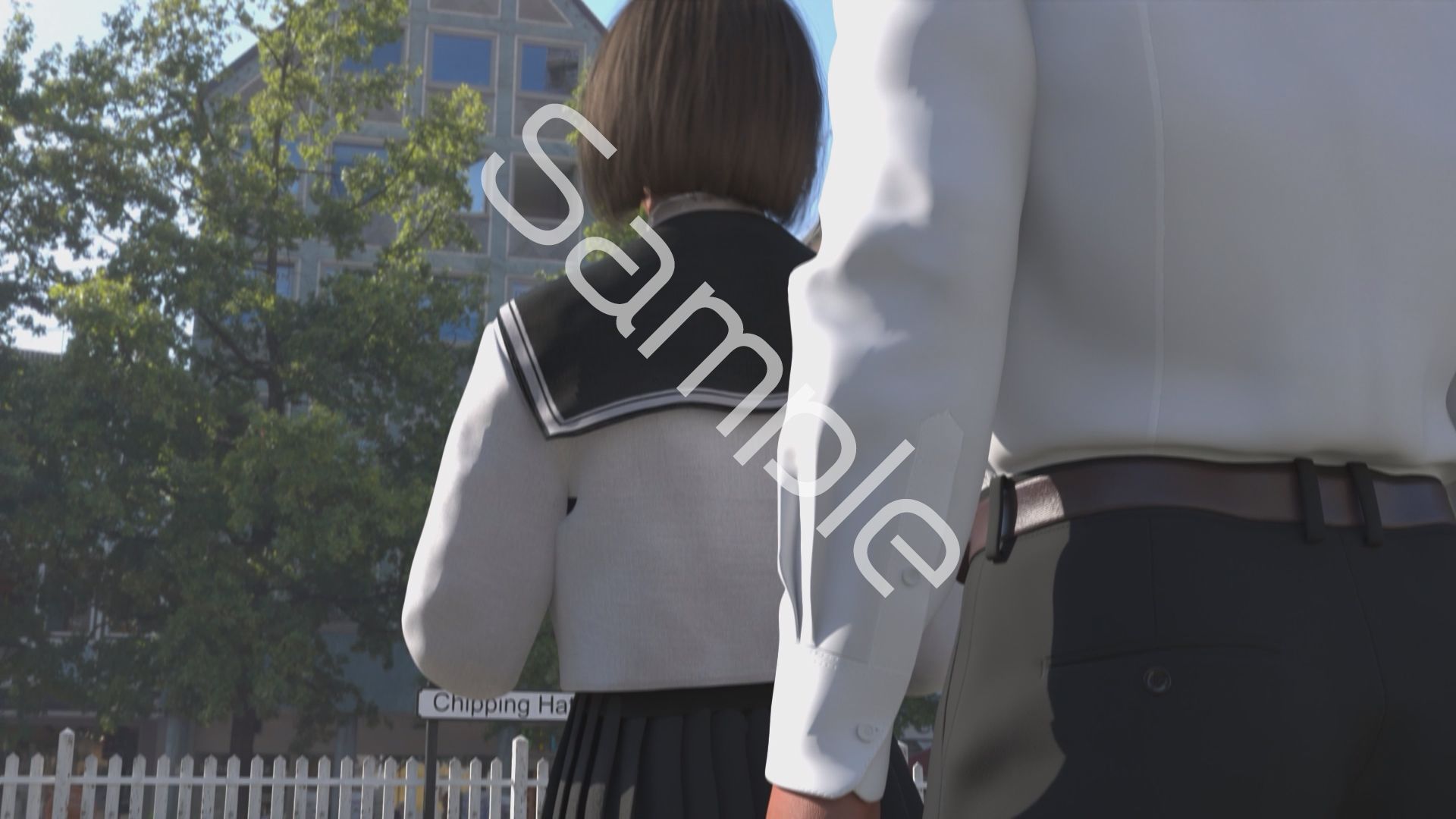 街で見かけた若いお嬢さんの盗撮被害:（ケース001:早朝の駅で勉強に夢中なJ○）｜Libido-Labo サンプル画像 2