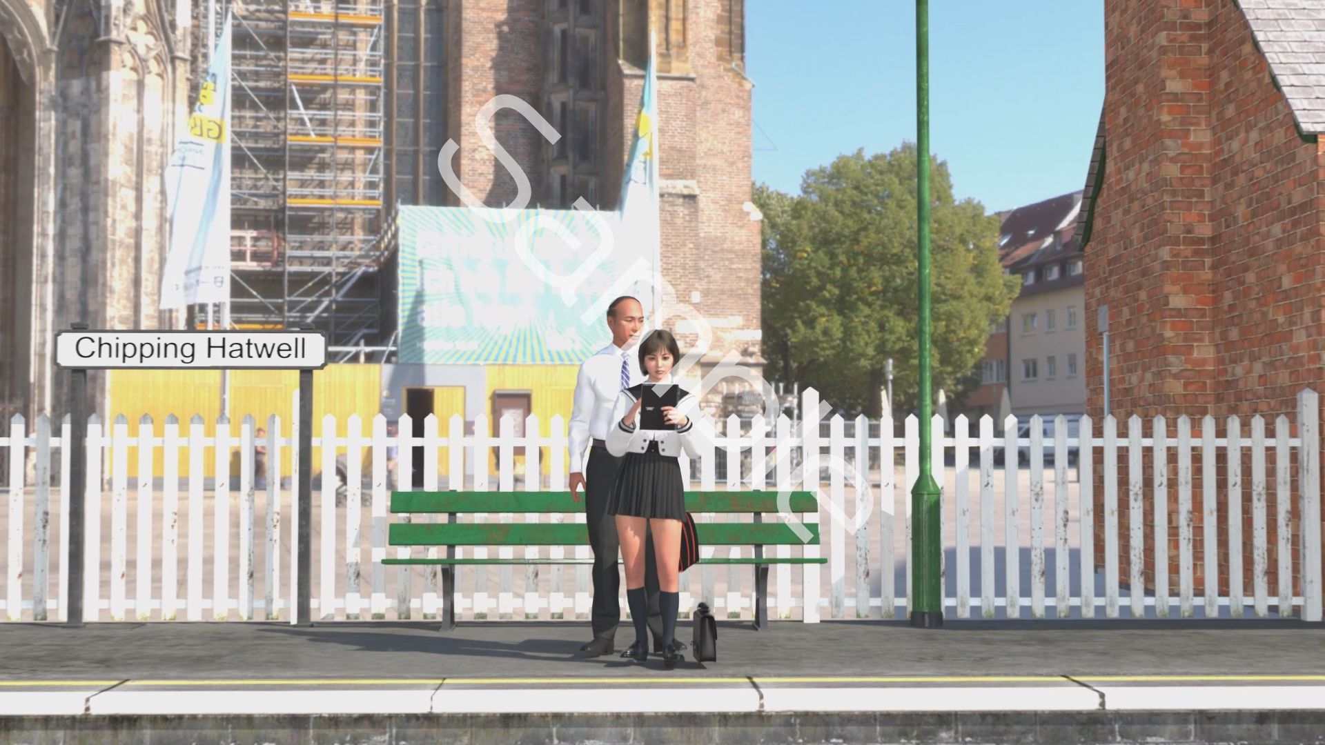 街で見かけた若いお嬢さんの盗撮被害:（ケース001:早朝の駅で勉強に夢中なJ○）｜Libido-Labo サンプル画像 4