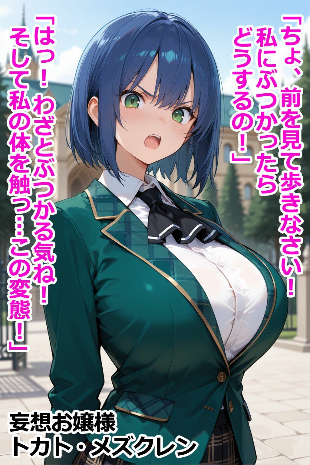 爆乳お嬢様編 即堕ち3コマ|今日はもう寝る サンプル画像 3
