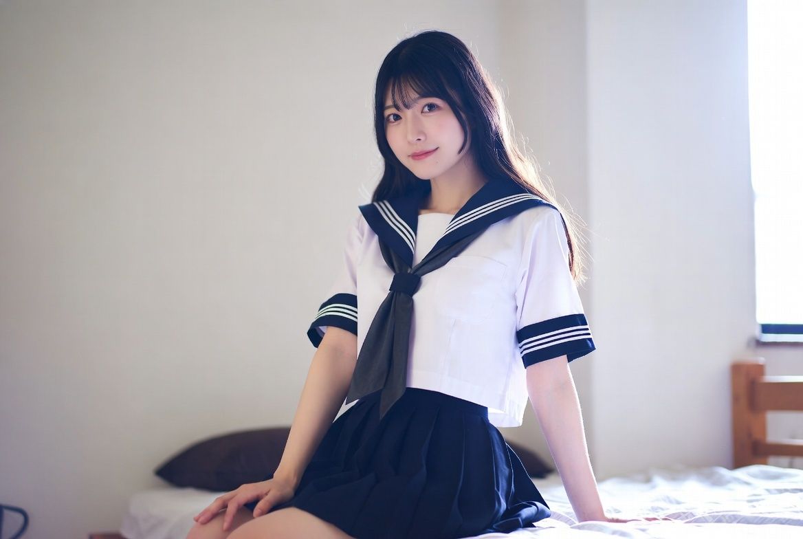 Private Room 4 JK 脱衣編｜AICreator サンプル画像 3