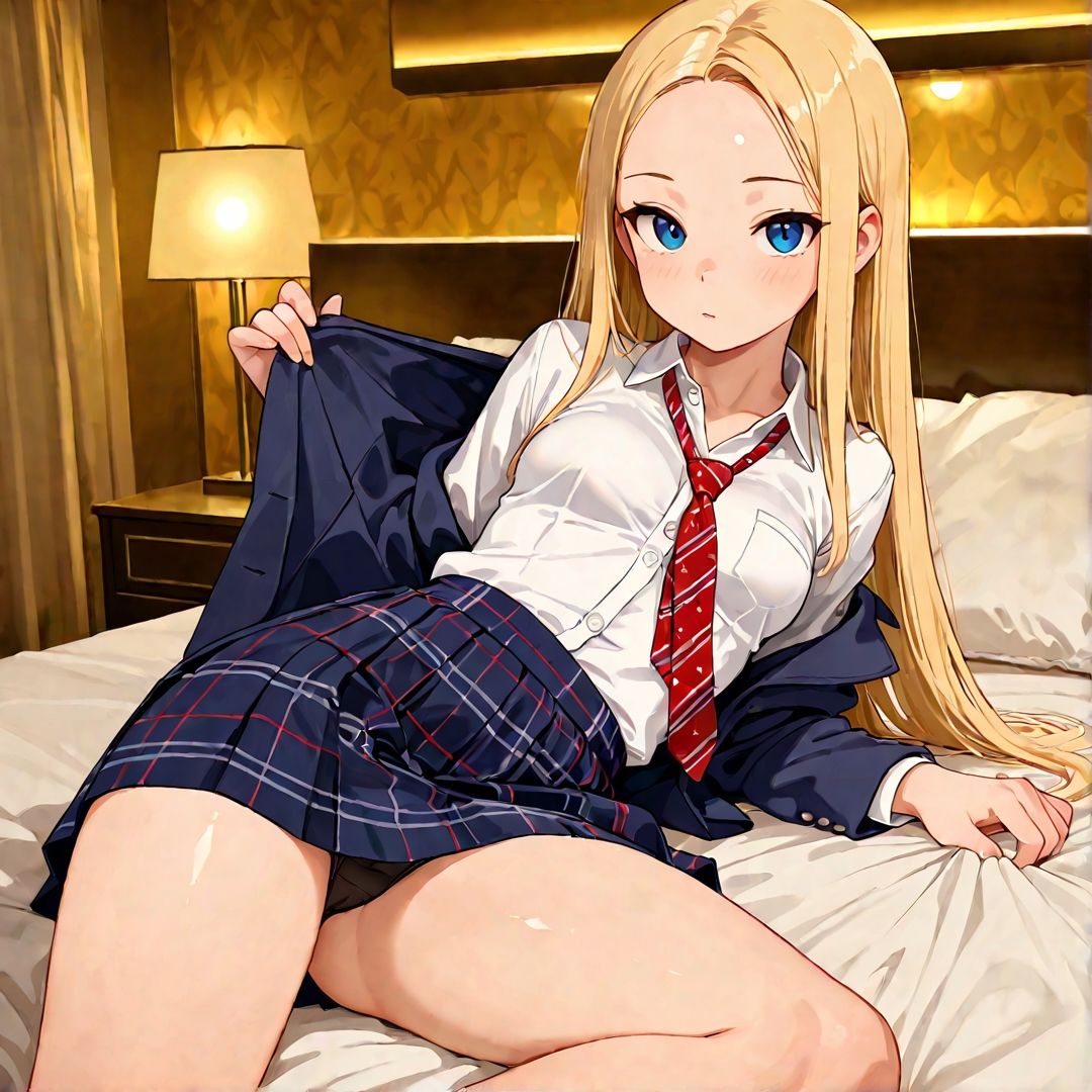 金髪美〇女とやってみた。｜顔なし サンプル画像 2