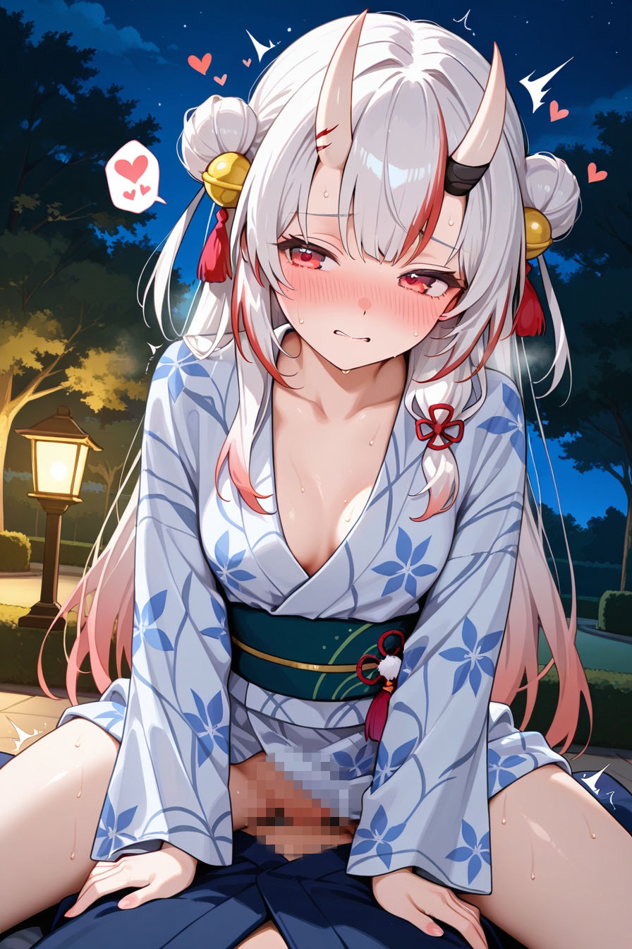 夏祭りデートでイチャラブ浴衣えっち ホ○ライブ2期生編｜めいびーらいく サンプル画像 3