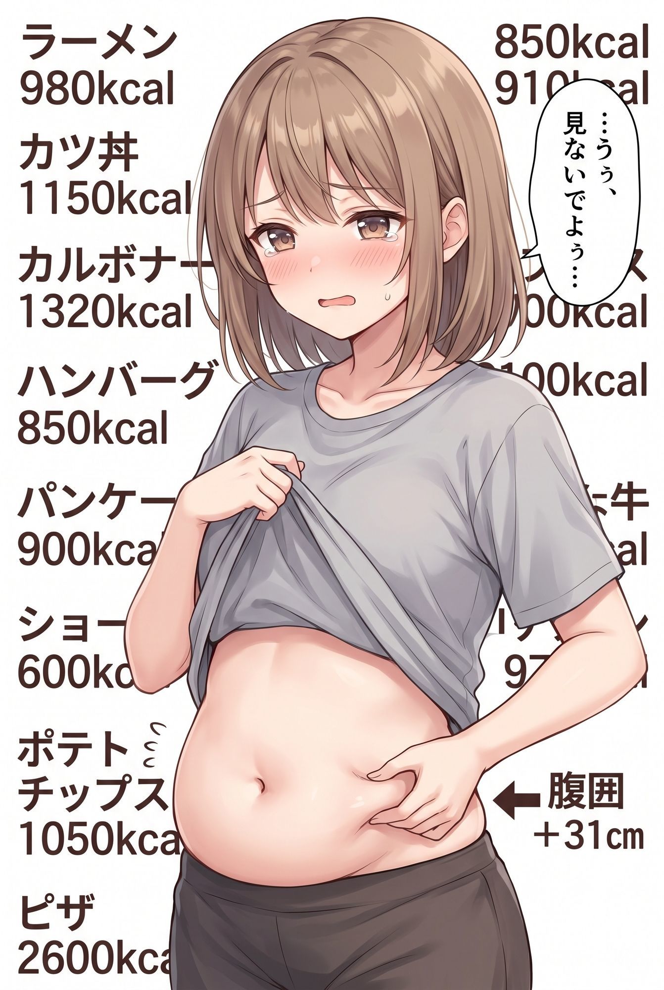 太らせぽっちゃり少女CG 【04】｜和具 サンプル画像 7