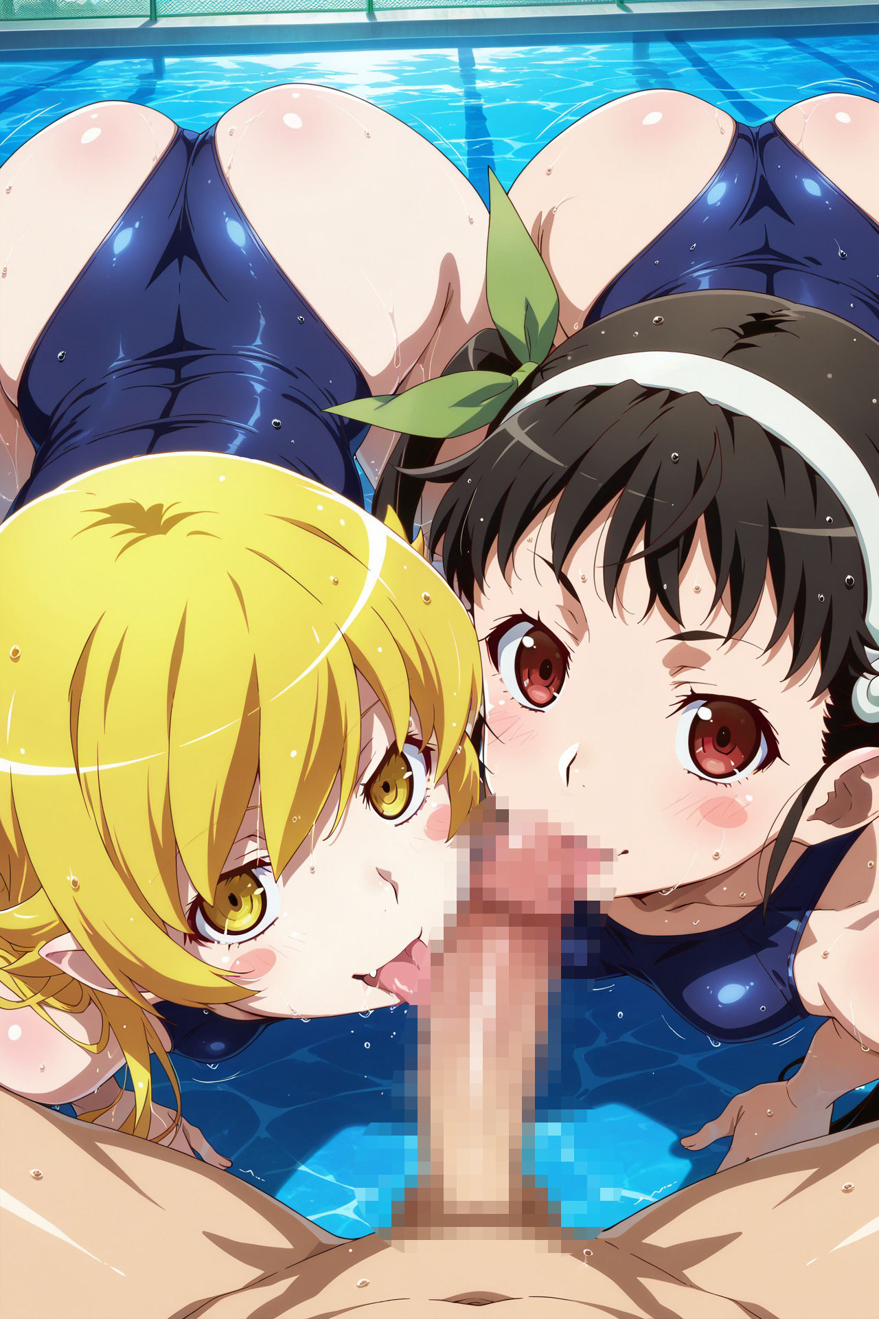 忍＆真宵とえっち。｜二次元の里 サンプル画像 6