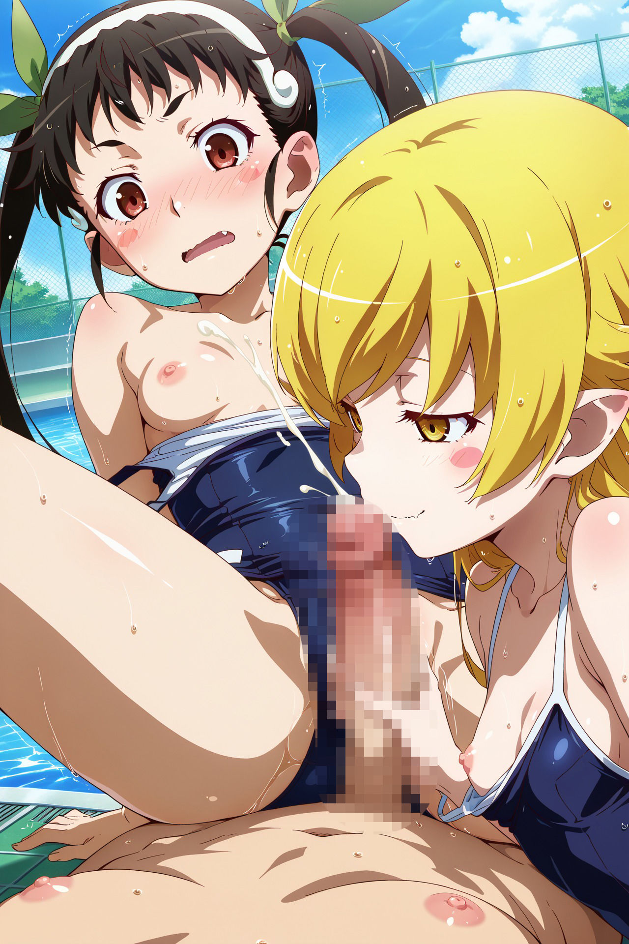 忍＆真宵とえっち。｜二次元の里 サンプル画像 7