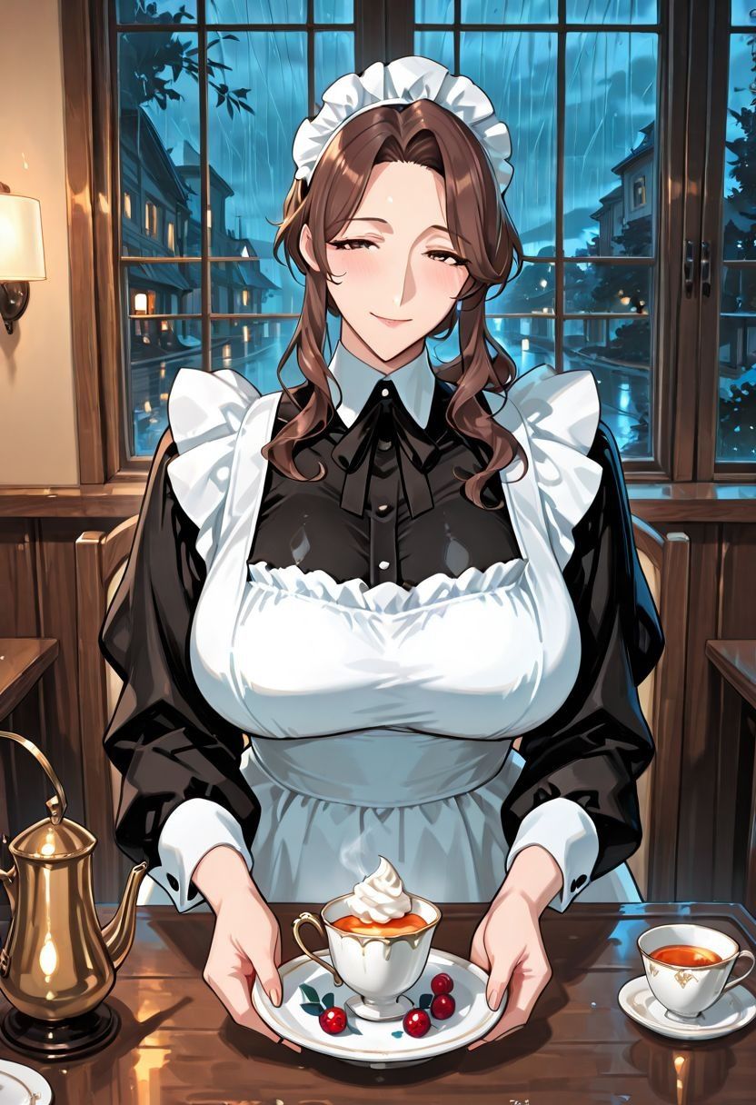 夜雨メイド喫茶の閉店後 - Velvet Rain Afterhours|DHfactory サンプル画像 3