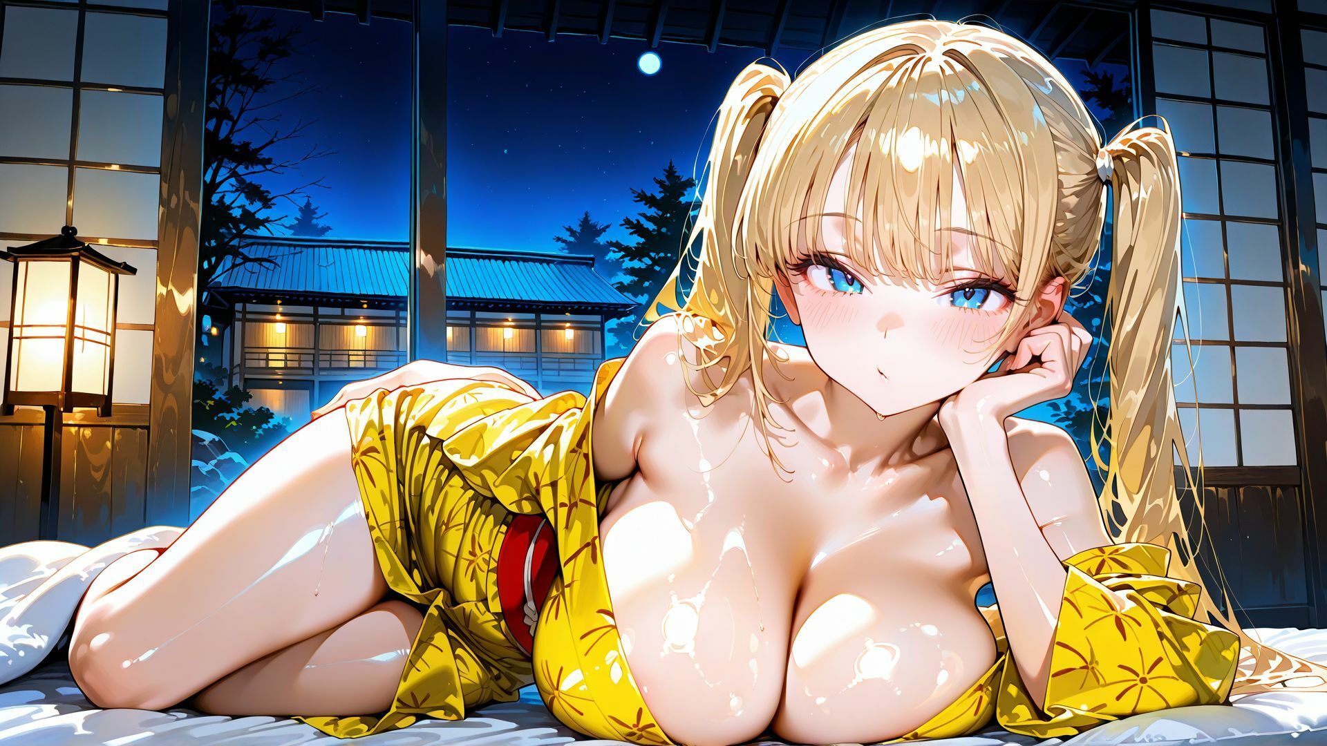 【4K】浴衣姿の爆乳JKと温泉旅館で汗だく中出しSEX｜爆乳クラブ サンプル画像 7