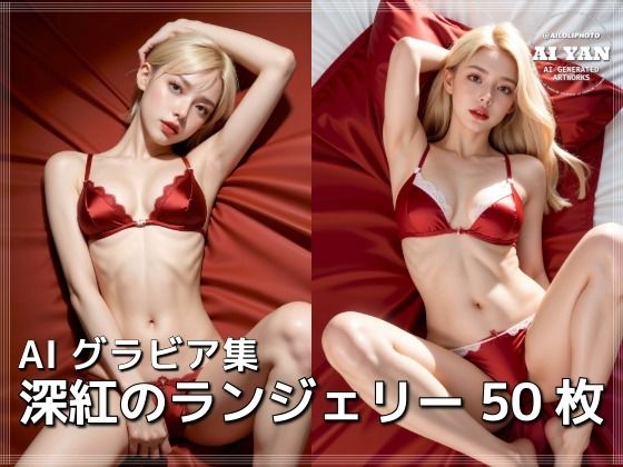深紅のランジェリー｜AI ヤン
