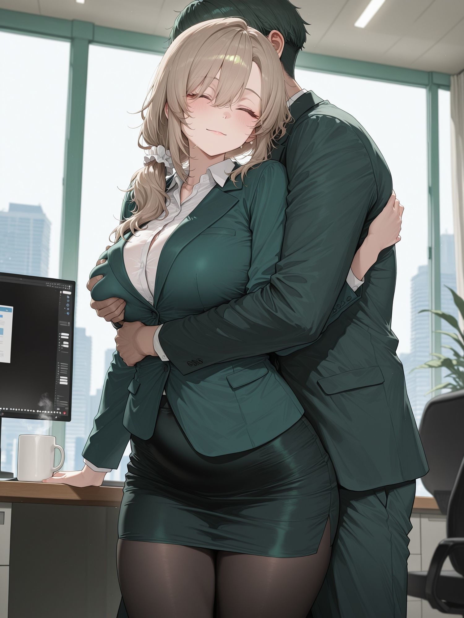 OLさんが都合よく性欲処理に使われてしまう話5｜聖水おしっこLOVERS サンプル画像 4