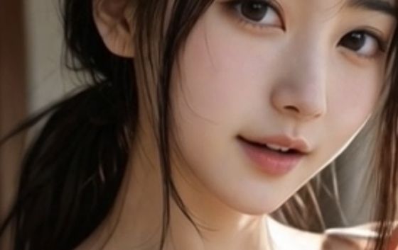 水着を脱ぐおねえさん｜aiお姉さん