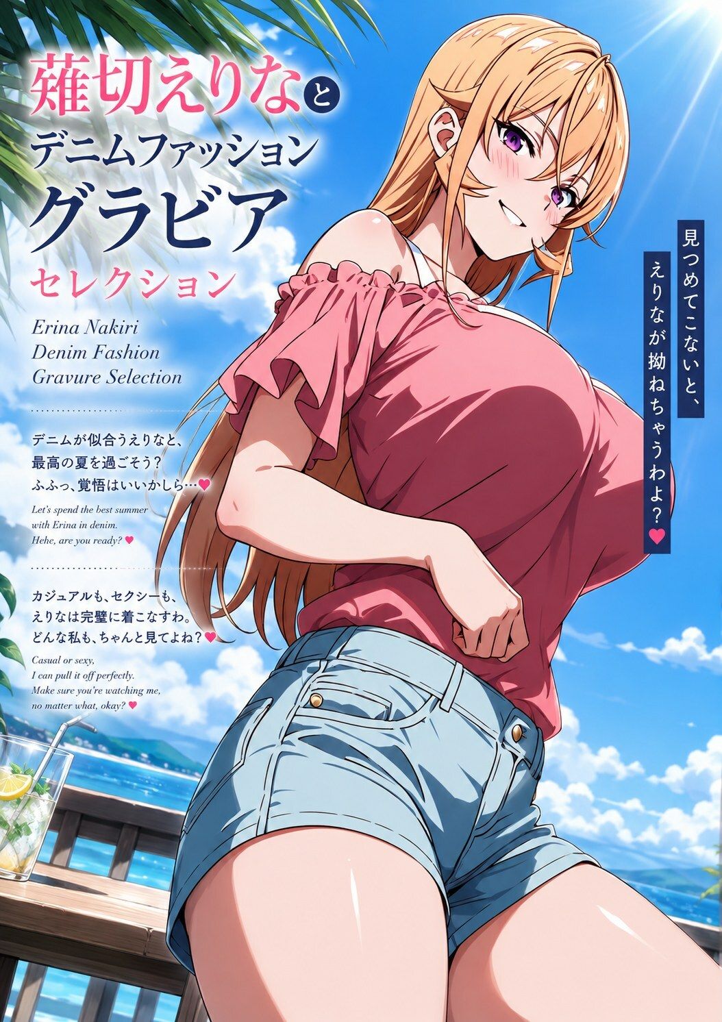 薙切えりなデニムファッショングラビアセレクション｜薙切えりな大好きクラブ サンプル画像 2