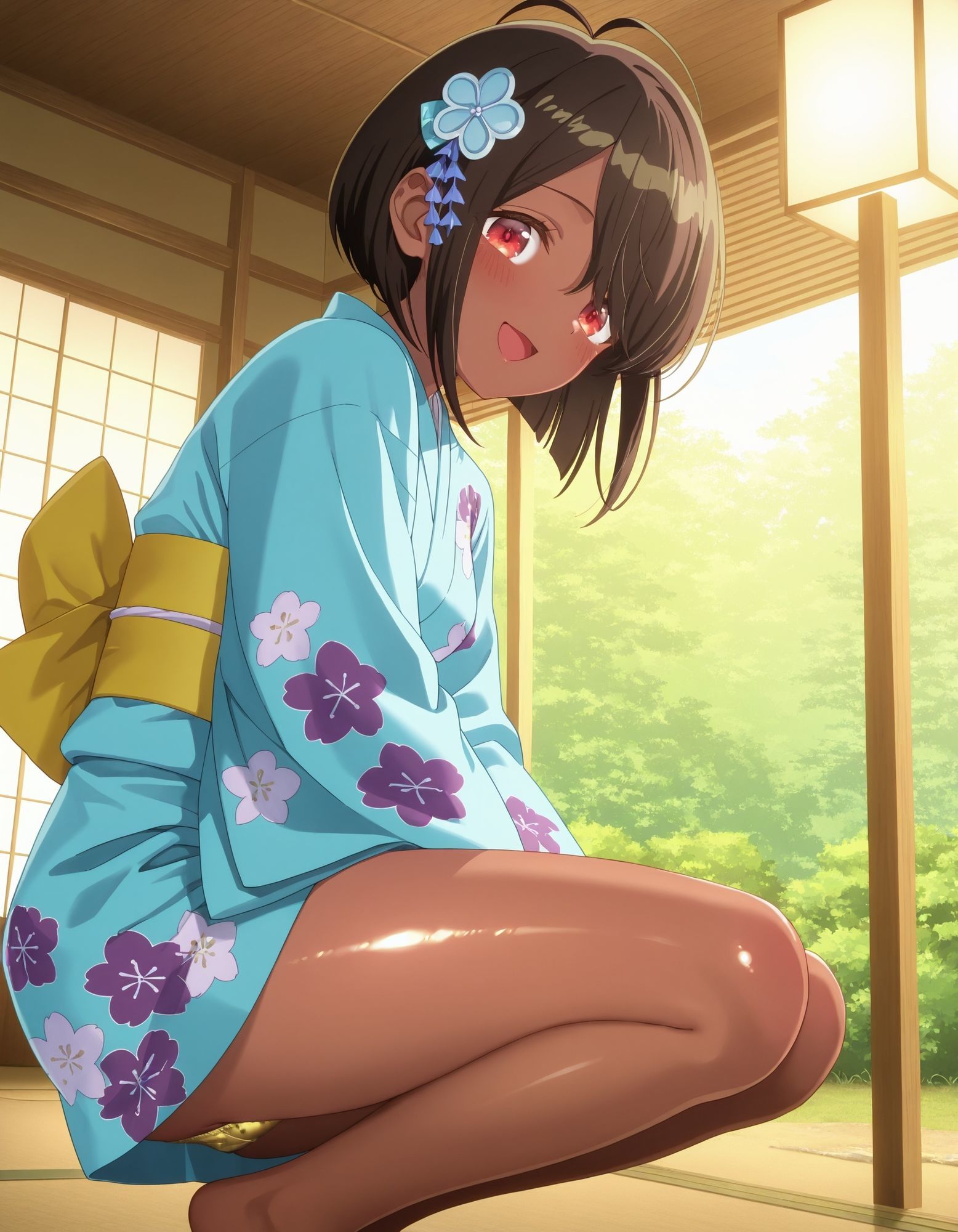 浴衣でパンチラ|D.P.H. サンプル画像 5