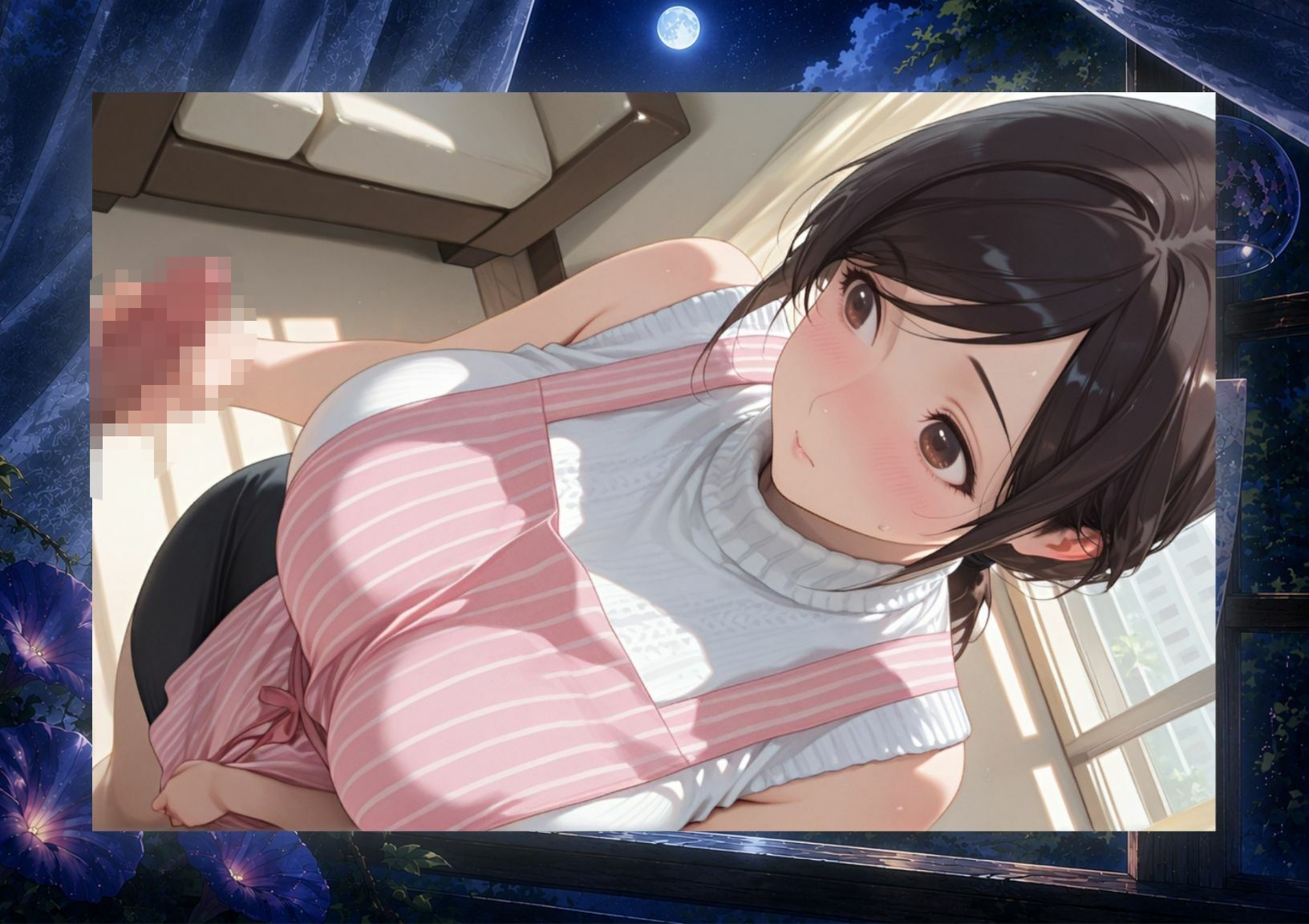 【4K高画質120FPS】寮母と二人きりの夏｜夜更かし工房 サンプル画像 4