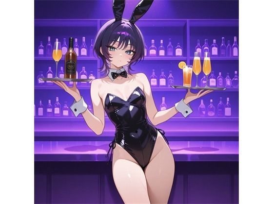 紫ショートちゃんの秘密のコスプレ撮影会 〜バニー・レースクイーン・巫女・ナース〜【R18 AI CG集】｜NT