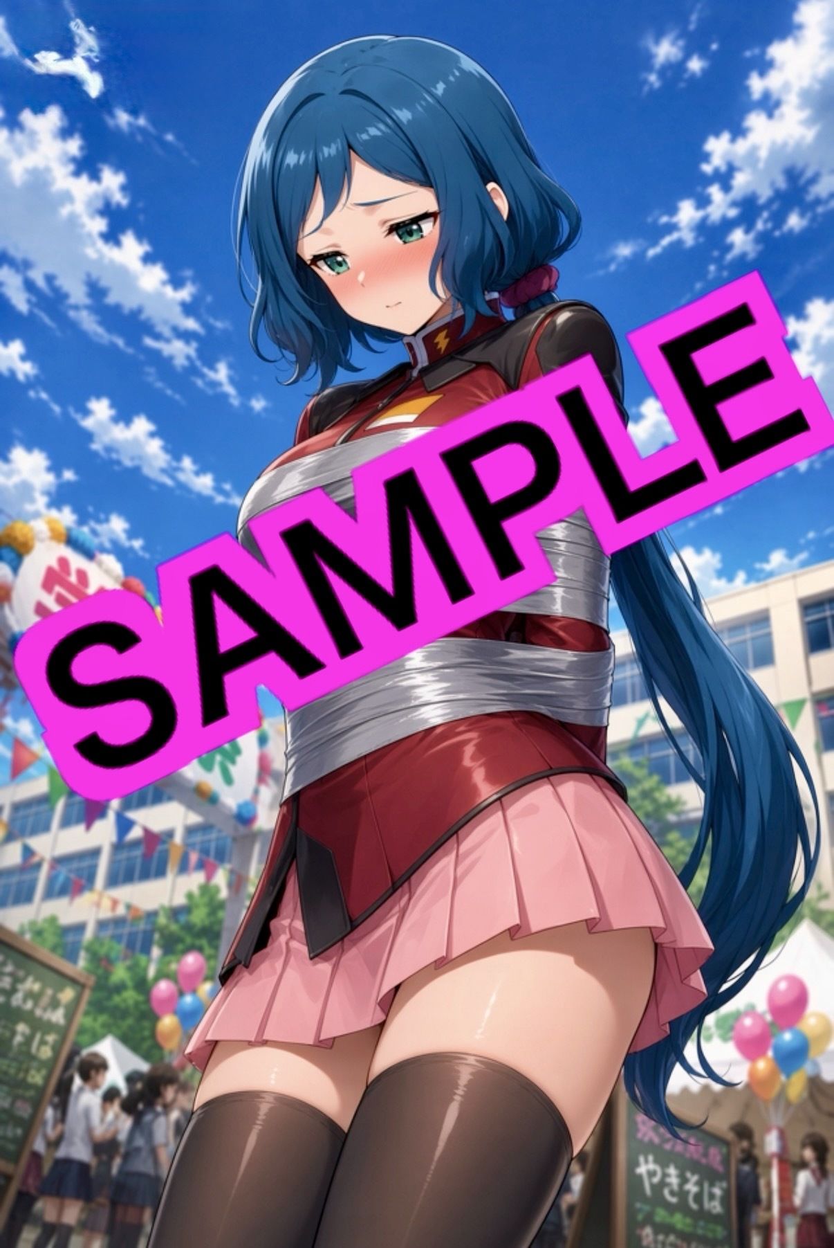 ママのコスプレ緊縛｜Pixel Momona サンプル画像 6