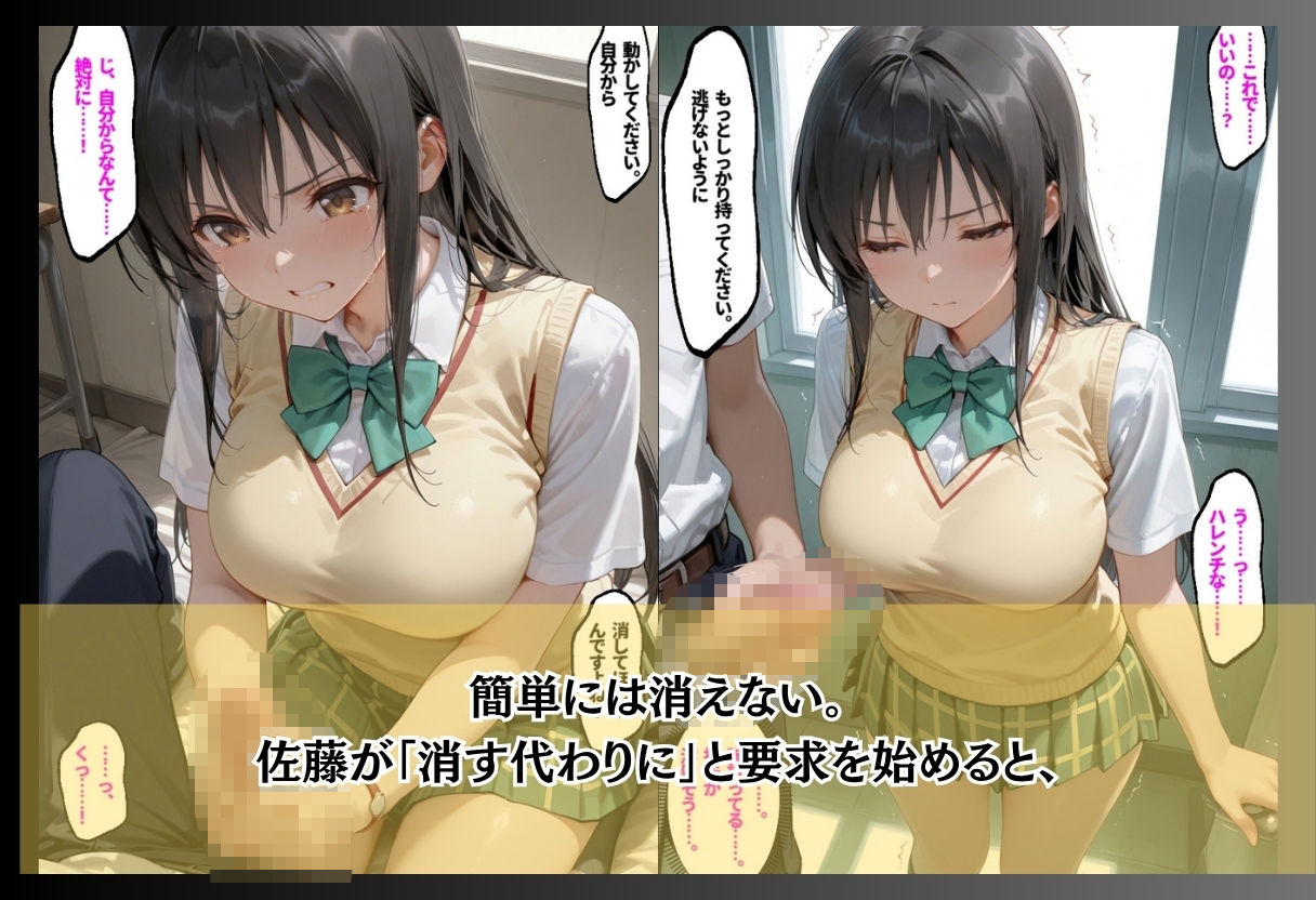 風紀委員の弱みを握ったデブ陰キャが立場逆転でハレンチ制裁|鴨の家 サンプル画像 5