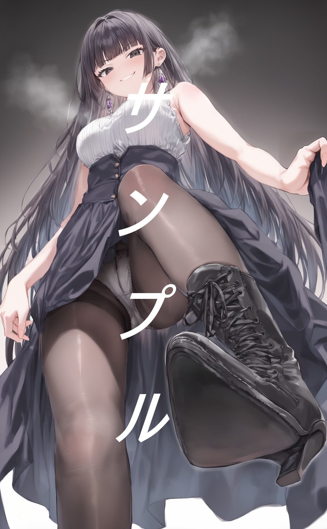 黒ストブーツ踏まれ画集|夢幻華蝶 / Mugen Kachou サンプル画像 6