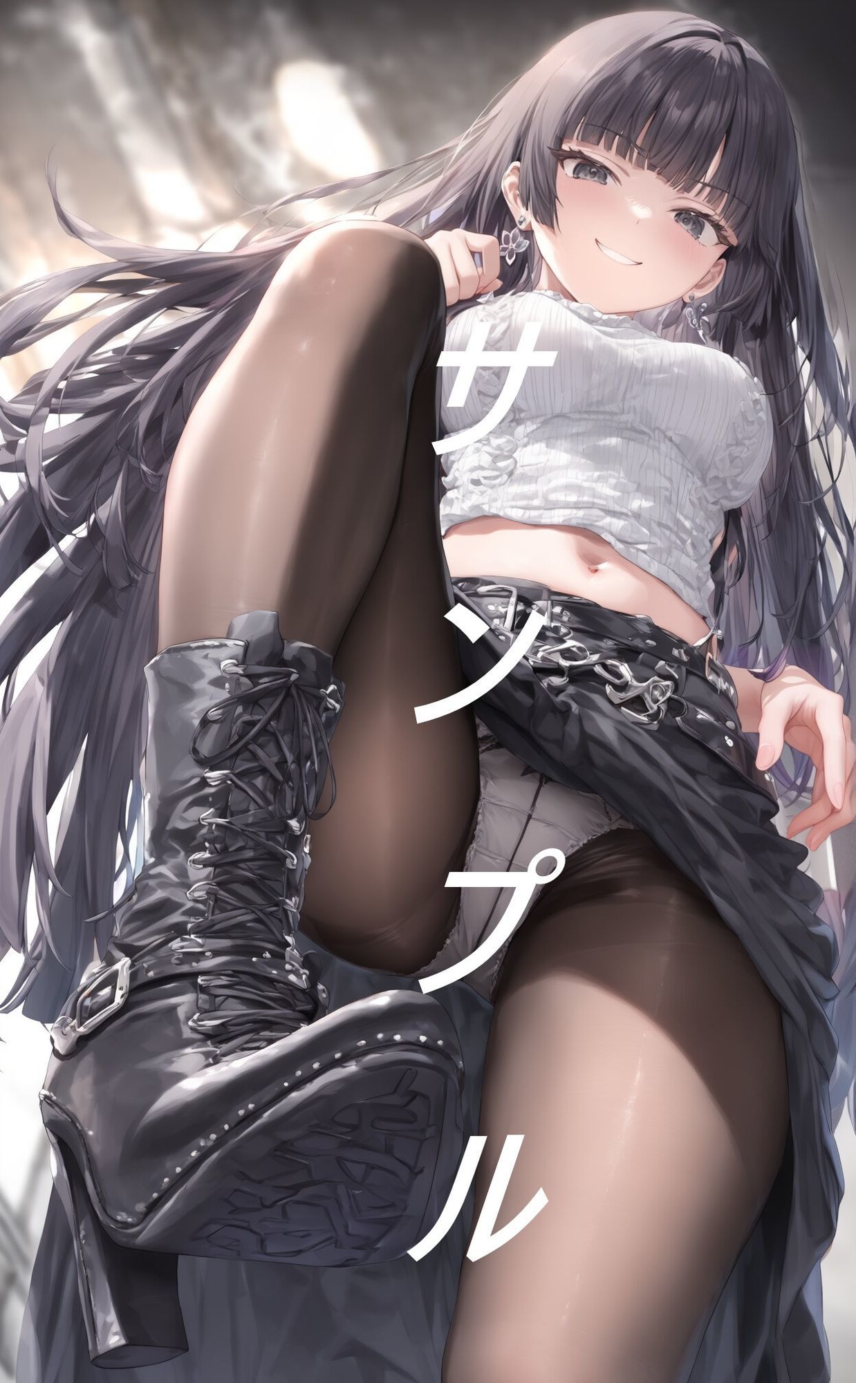 黒ストブーツ踏まれ画集|夢幻華蝶 / Mugen Kachou サンプル画像 8