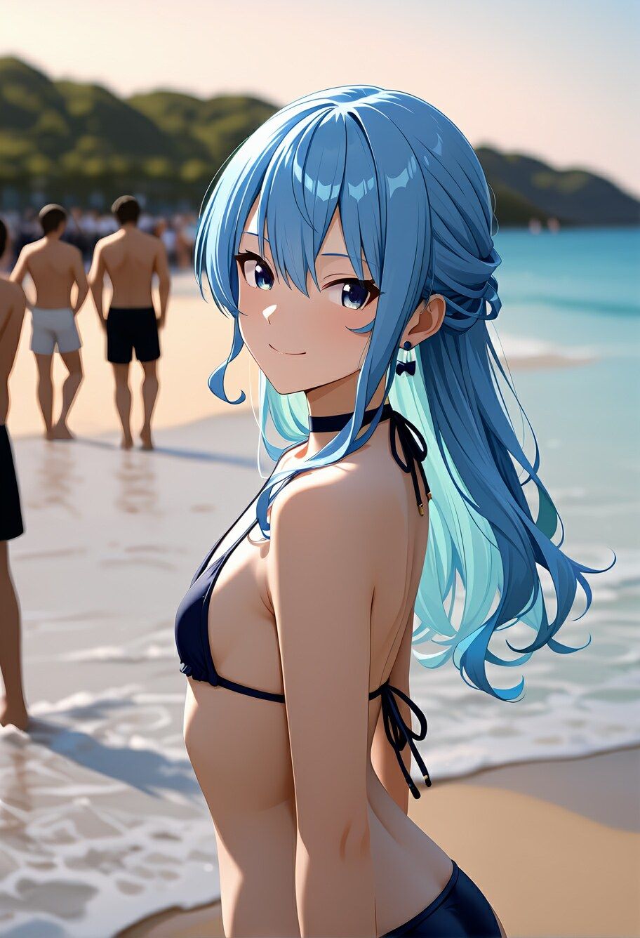 Vtuberと海デート 〜星街す〇せい〜｜中尾レオ サンプル画像 3
