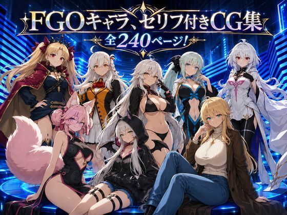 【セリフ付き240ページ】FGOキャラとイチャラブSEX｜ゆーかりさん