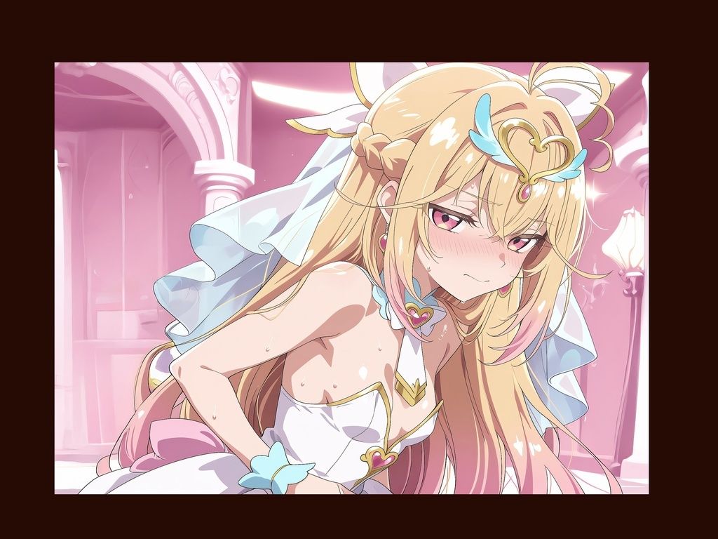 【名プリ】【森亜○るか 497枚＋3mp4】囚われのキュ○アルカナ公開種付け輪○処刑 〜純白に染まる奴●花嫁〜｜Tengawa 修行中 サンプル画像 2