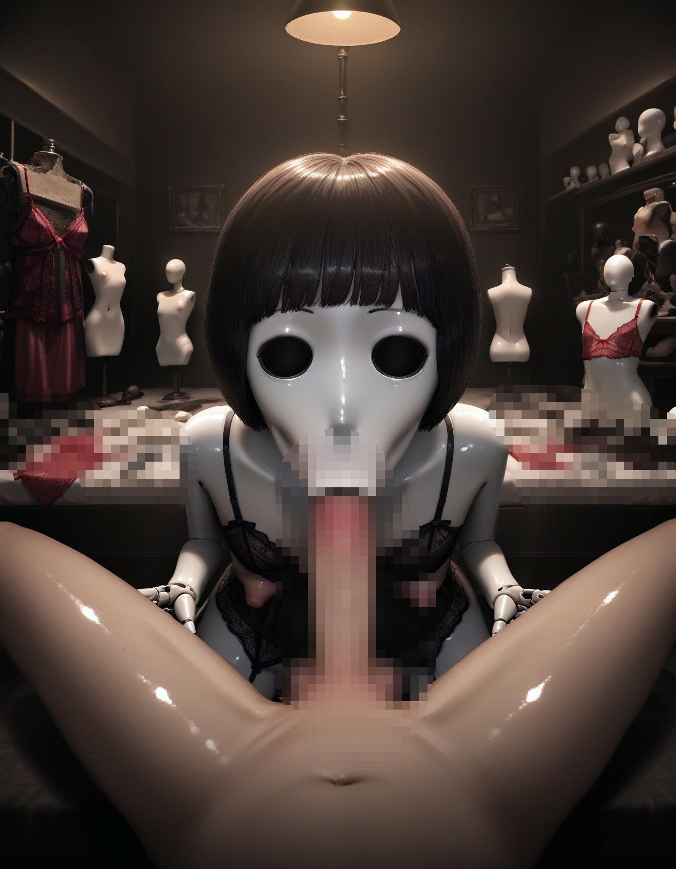 【R18】秘密の部屋_Black【167枚】｜キリ サンプル画像 10