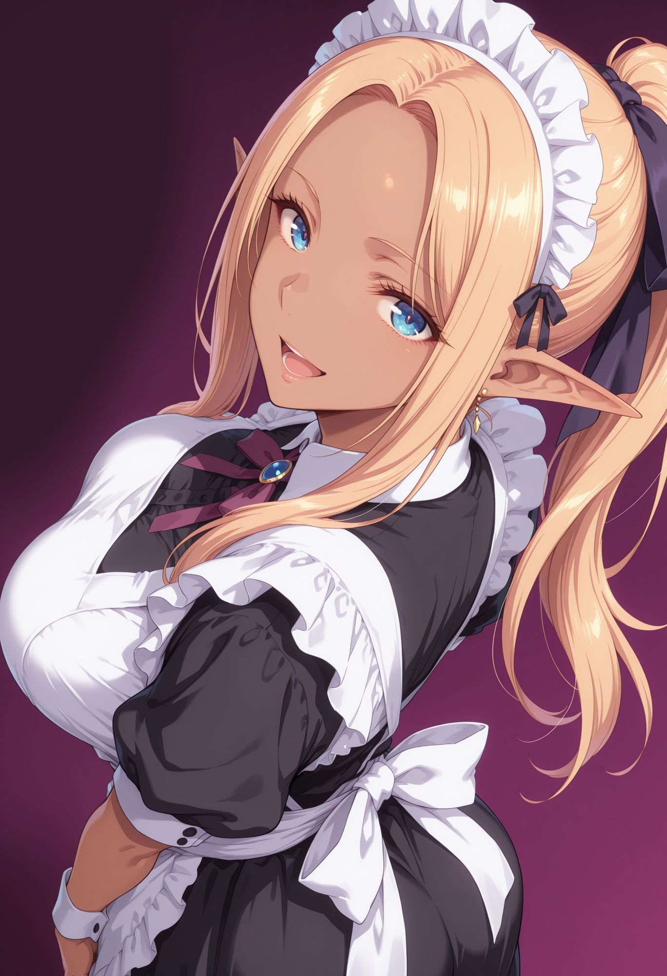 エルフのメイドさんの誘惑10｜えるふーさん サンプル画像 2